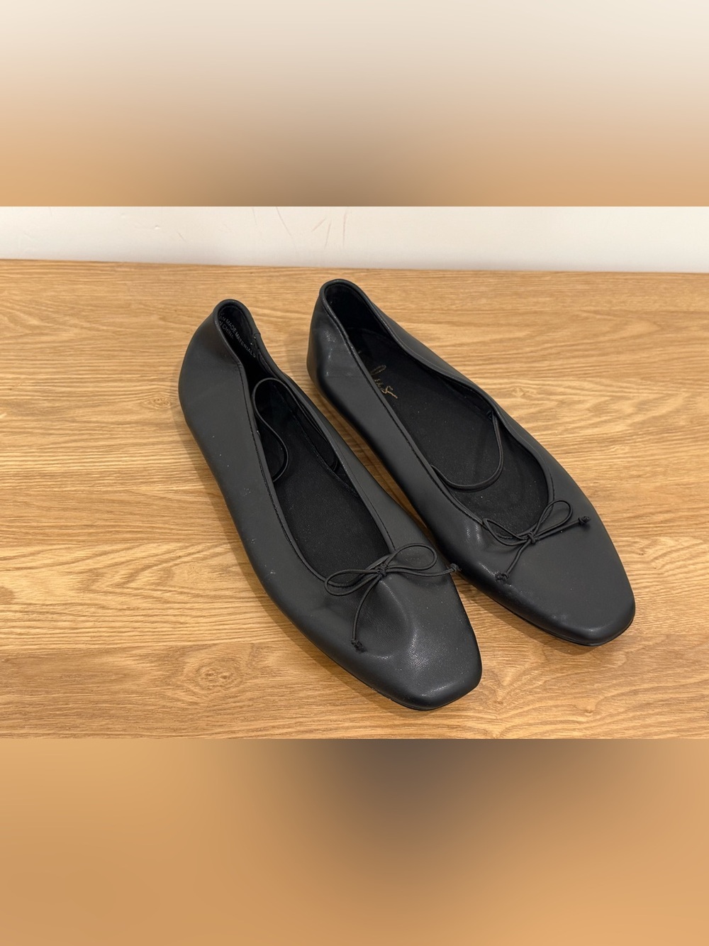 Lulu's Black Mary Jane Ballet Flats